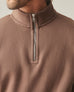 Men's Midweight Half Zip - Chestnut